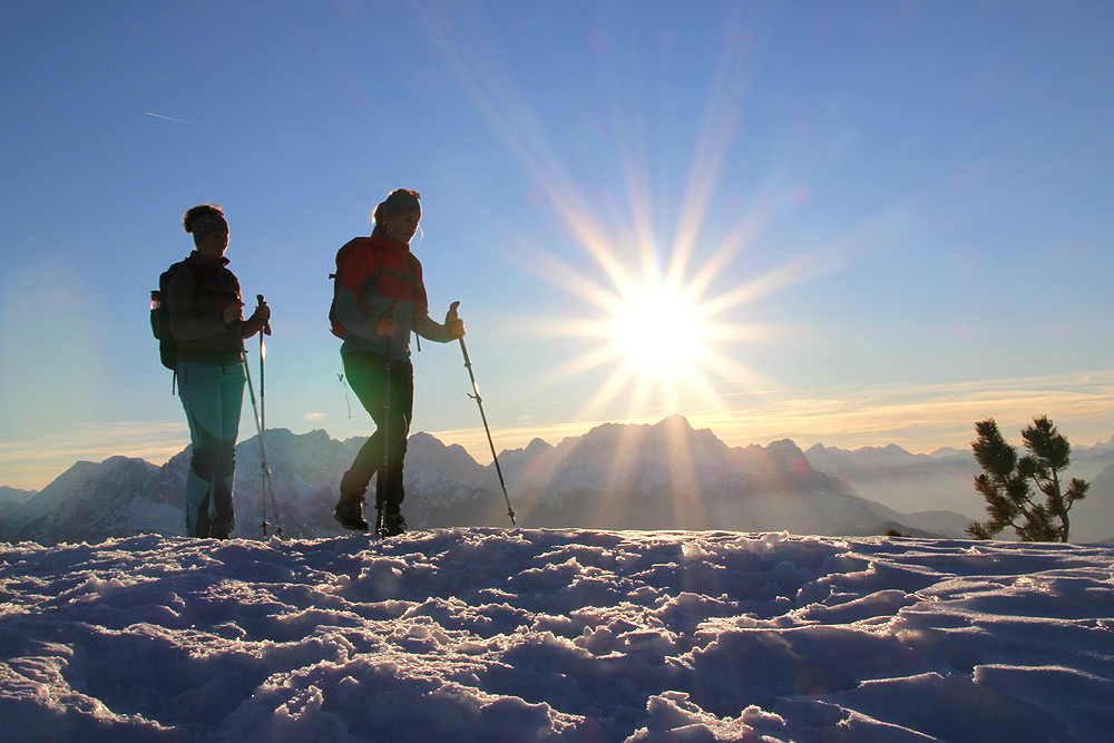 Winterwanderer am Signalkopf